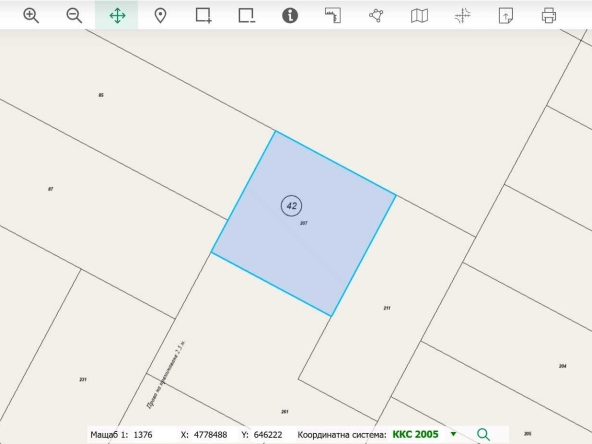 Земеделски имот в с. Градинарово, Област Варна -  кв.м за 1981 €/дка - Снимка #1