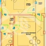 Двустаен апартамент в Бургас, Меден рудник - зона А - 60 кв.м за 900 €/кв.м - Снимка #1