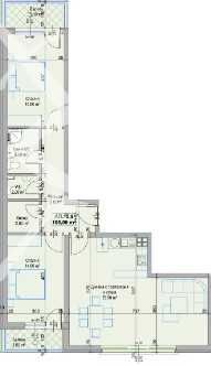 Тристаен апартамент в Пловдив, Христо Смирненски - 123 кв.м за 1152 €/кв.м - Снимка #1