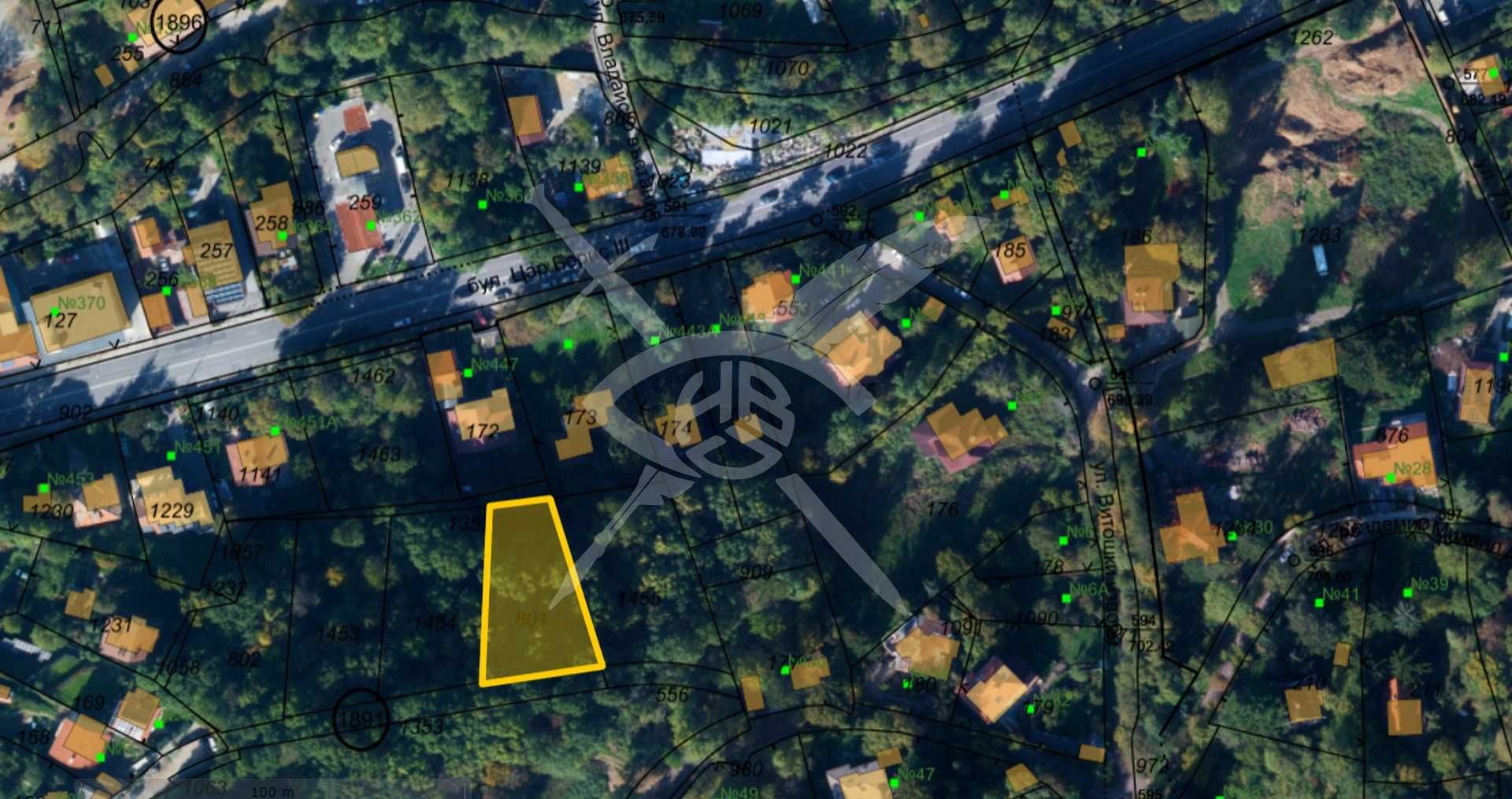 Парцел в София, Княжево - 1080 кв.м за 59 €/кв.м - Снимка #1