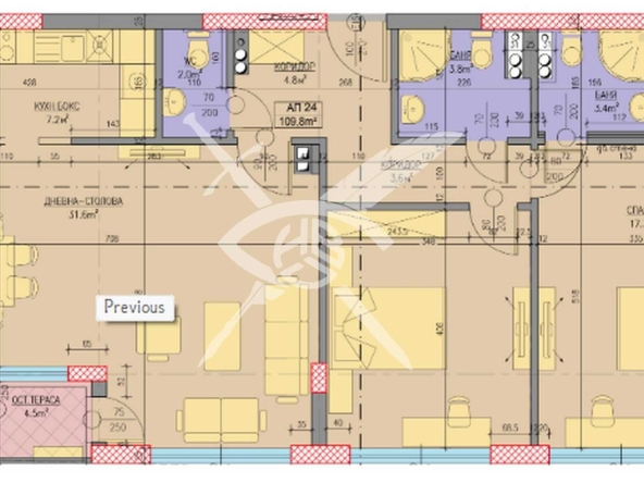 Тристаен апартамент в София, Хладилника - 130 кв.м за 1884 €/кв.м - Снимка #1