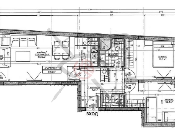 Тристаен апартамент в София, Хаджи Димитър - 102 кв.м за 1295 €/кв.м - Снимка #1