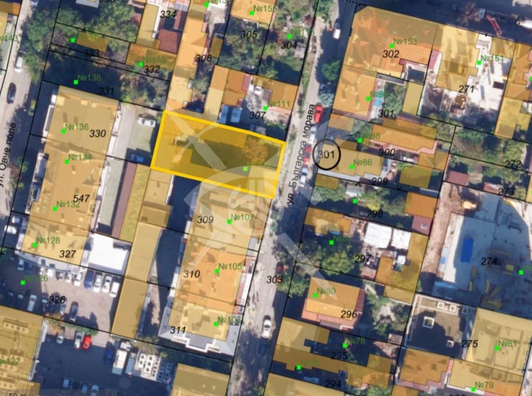 Парцел в София, Център - 210 кв.м за 438 €/кв.м - Снимка #1