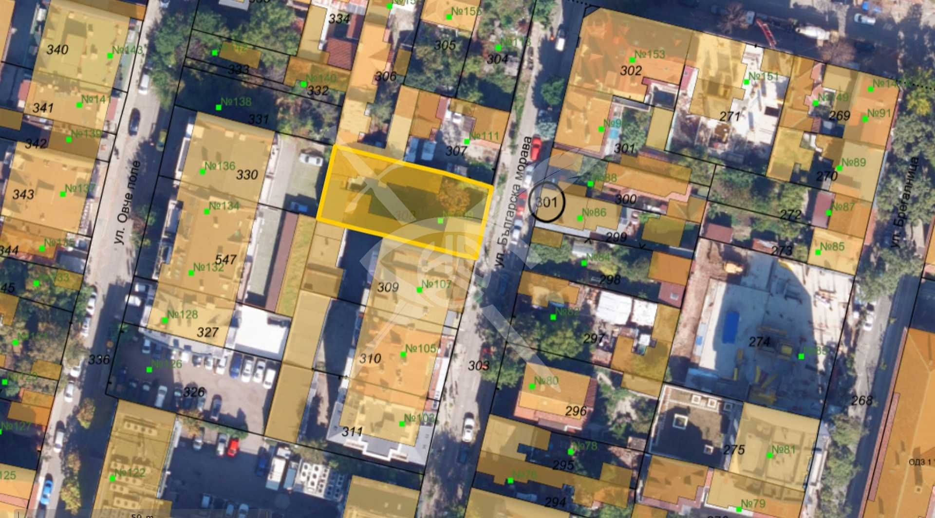 Парцел в София, Център - 210 кв.м за 438 €/кв.м - Снимка #1