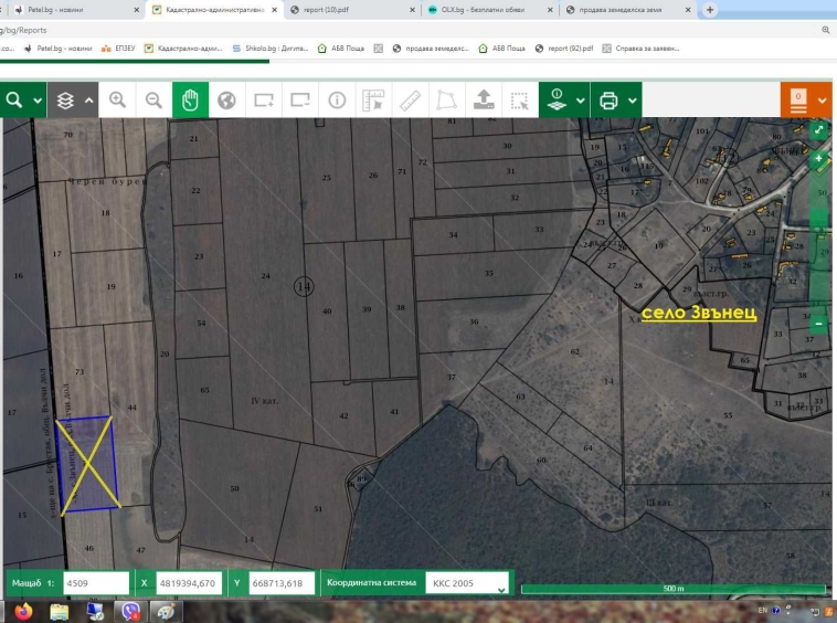 Земеделски имот в Варна, Автогара -  кв.м за 1492 €/дка - Снимка #1