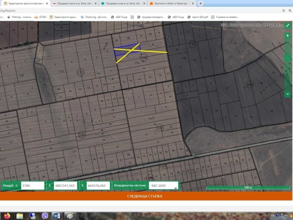 Земеделски имот в Варна, Автогара -  кв.м за 1785 €/дка - Снимка #1