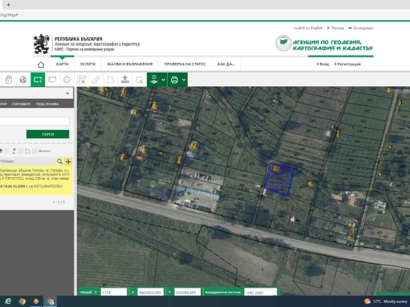 Парцел в Попово - 730 кв.м за 42 €/кв.м - Снимка #1