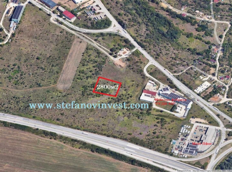 Парцел в Аксаково - 2800 кв.м за 29 €/кв.м - Снимка #1
