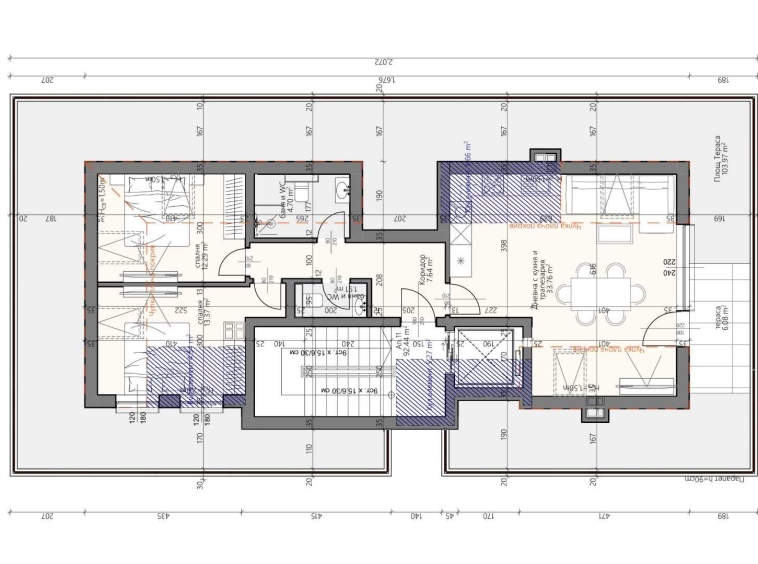 Тристаен апартамент в Пловдив, Христо Смирненски - 108 кв.м за 1004 €/кв.м - Снимка #1