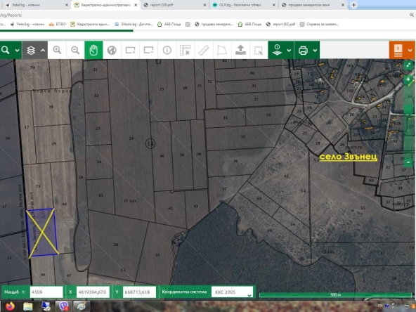 Земеделски имот в Варна, Автогара -  кв.м за 1393 €/дка - Снимка #1