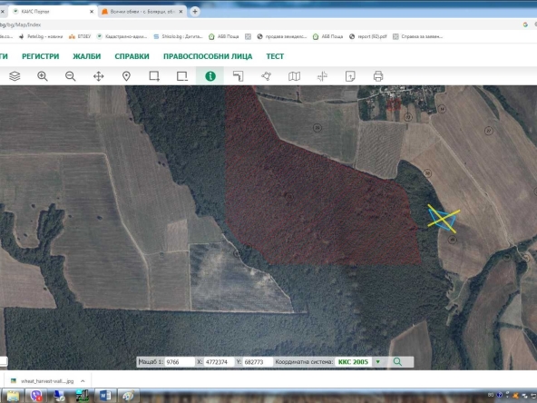 Земеделски имот в Варна, Автогара -  кв.м за 582 €/дка - Снимка #1