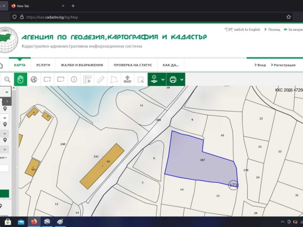 Парцел в Сопот - 3065 кв.м за 28 €/кв.м - Снимка #1