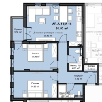 Тристаен апартамент в Пловдив, Христо Смирненски - 119 кв.м за 713 €/кв.м - Снимка #1