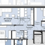Тристаен апартамент в Пловдив, Христо Смирненски - 130 кв.м за 1456 €/кв.м - Снимка #1
