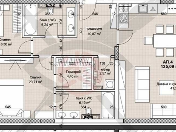 Тристаен апартамент в София, Лозенец - 261 кв.м за 1673 €/кв.м - Снимка #1