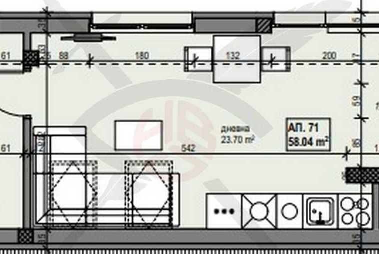 Двустаен апартамент в София, Банишора - 66 кв.м за 2315 €/кв.м - Снимка #1