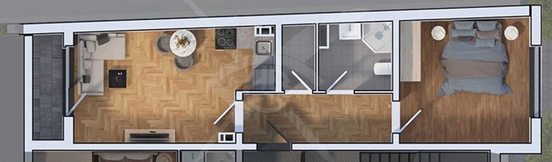 Двустаен апартамент в София, Дружба 1 - 80 кв.м за 1639 €/кв.м - Снимка #1