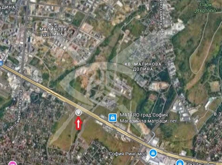 Парцел в София, Витоша - 1733 кв.м за 255 €/кв.м - Снимка #1