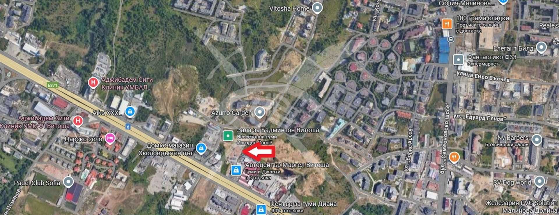 Парцел в София, Витоша - 1908 кв.м за 1000 €/кв.м - Снимка #1