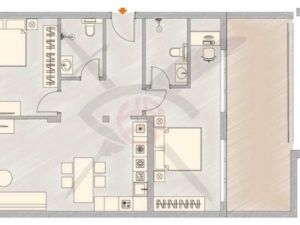 Тристаен апартамент в София, Малинова долина - 171 кв.м за 1372 €/кв.м - Снимка #1