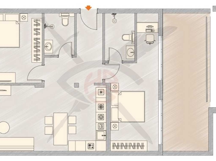 Тристаен апартамент в София, Малинова долина - 171 кв.м за 1372 €/кв.м - Снимка #1