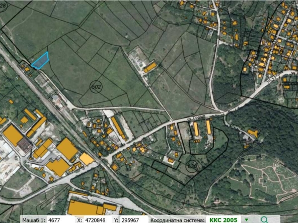 Парцел в Перник, Изток - 1126 кв.м за 20 €/кв.м - Снимка #1