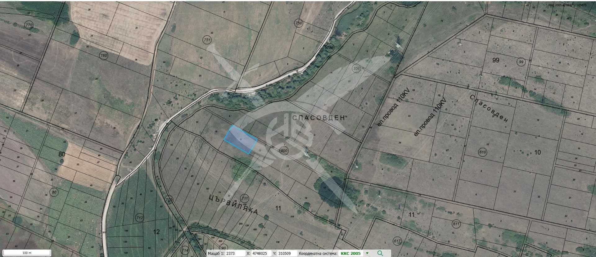 Парцел в Костинброд - 2199 кв.м за 42 €/кв.м - Снимка #1