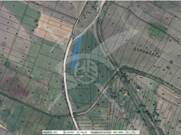 Парцел в Костинброд - 1753 кв.м за 47 €/кв.м - Снимка #1