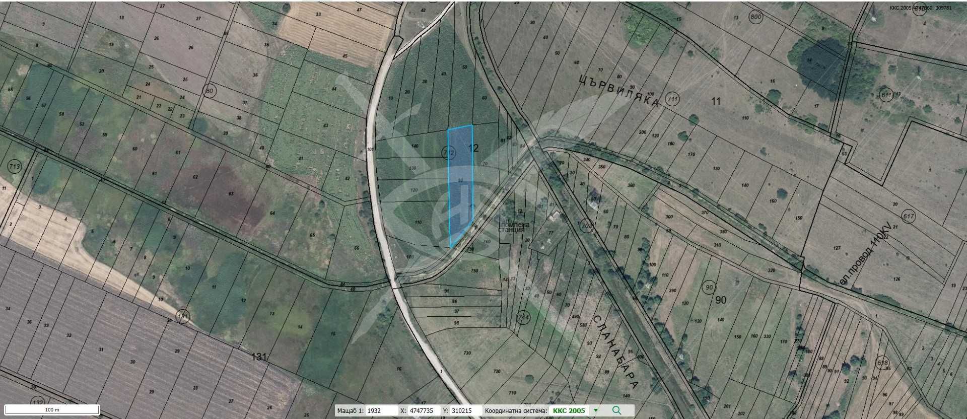 Парцел в Костинброд - 2957 кв.м за 48 €/кв.м - Снимка #1