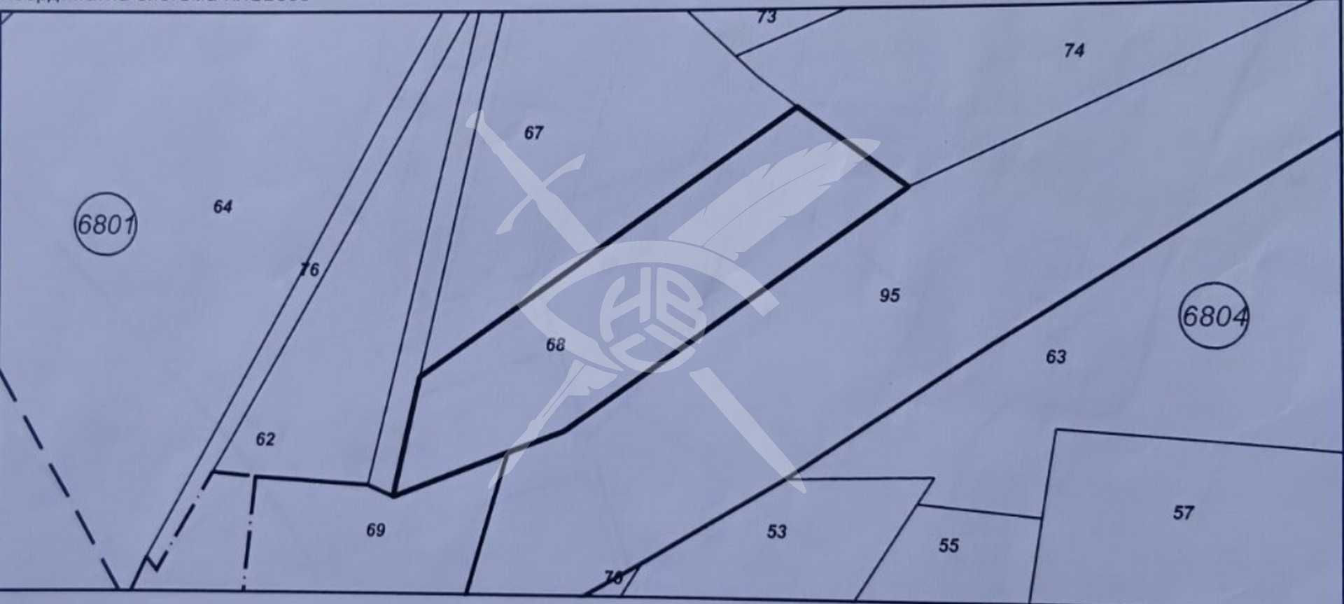 Парцел в с. Кокаляне, Област София-град - 1099 кв.м за 142 €/кв.м - Снимка #1