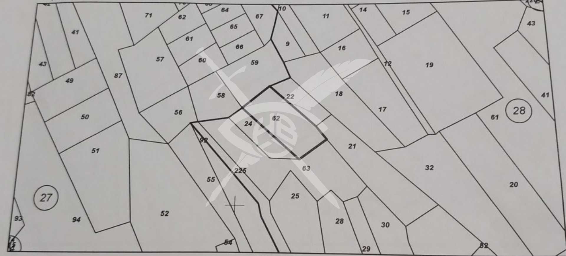 Парцел в с. Боснек, Област Перник - 1214 кв.м за 17 €/кв.м - Снимка #1