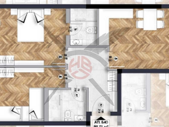 Тристаен апартамент в София, Люлин 6 - 103 кв.м за 1389 €/кв.м - Снимка #1