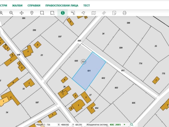 Парцел в с. Водица, Област Варна - 860 кв.м за 9 €/кв.м - Снимка #1