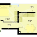 Двустаен апартамент в Варна, Гранд Мол Варна - 69 кв.м за 1638 €/кв.м - Снимка #1