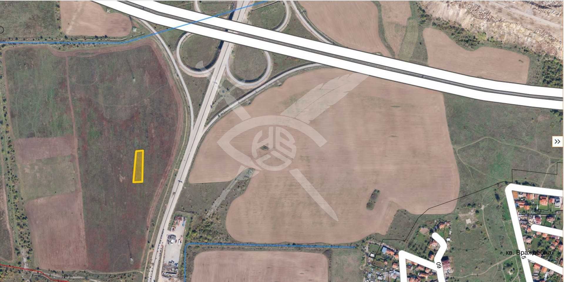 Парцел в София, Враждебна - 1547 кв.м за 80 €/кв.м - Снимка #1