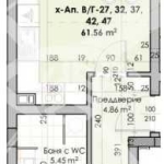 Двустаен апартамент в Пловдив, Кючук Париж - 73 кв.м за 769 €/кв.м - Снимка #1