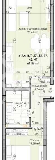 Двустаен апартамент в Пловдив, Кючук Париж - 73 кв.м за 769 €/кв.м - Снимка #1