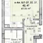 Двустаен апартамент в Пловдив, Кючук Париж - 73 кв.м за 769 €/кв.м - Снимка #1