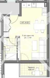 Двустаен апартамент в Пловдив, Остромила - 52 кв.м за 513 €/кв.м - Снимка #1