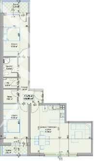 Тристаен апартамент в Пловдив, Христо Смирненски - 123 кв.м за 588 €/кв.м - Снимка #1