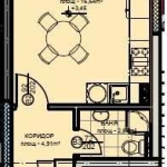 Едностаен апартамент в Свиленград - 35 кв.м за 513 €/кв.м - Снимка #1
