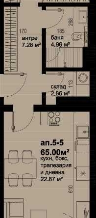 Двустаен апартамент в Бургас, Изгрев - 76 кв.м за 1299 €/кв.м - Снимка #1