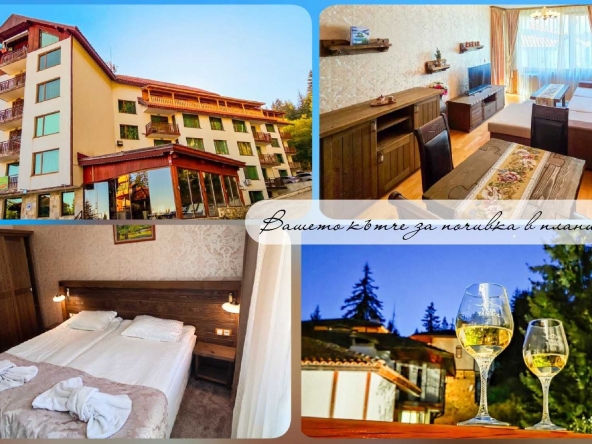 Дава се под наем Двустаен апартамент в к.к. Пампорово - 60 кв.м за 61.2 € - Снимка #1