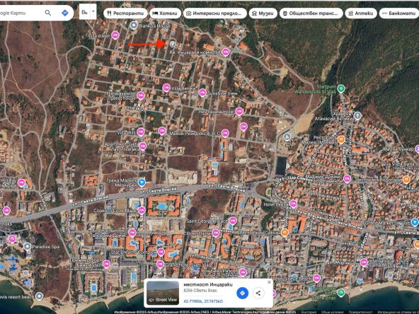 Парцел в Свети Влас - 467 кв.м за 129 €/кв.м - Снимка #1