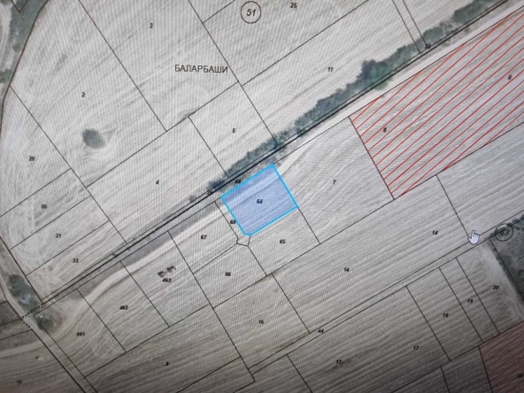 Парцел в Благоевград, Баларбаши - 576 кв.м за 60 €/кв.м - Снимка #1