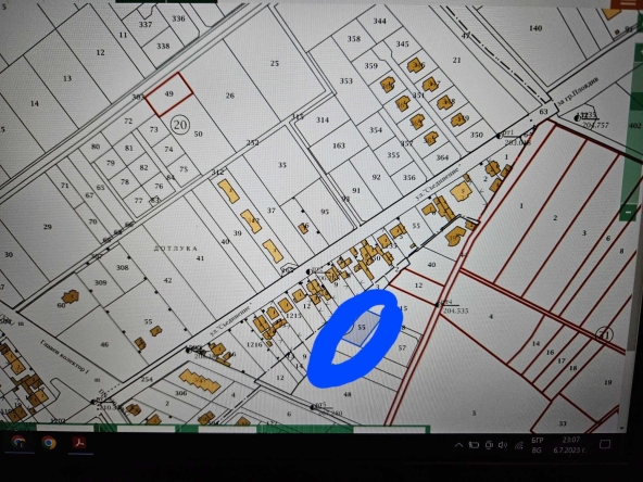 Парцел в Пловдив, Център - 721 кв.м за 97 €/кв.м - Снимка #1