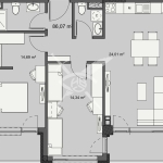 Тристаен апартамент в Бургас, Изгрев - 101 кв.м за 977 €/кв.м - Снимка #1