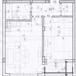 Двустаен апартамент в София, Гоце Делчев - 102 кв.м за 1850 €/кв.м - Снимка #1