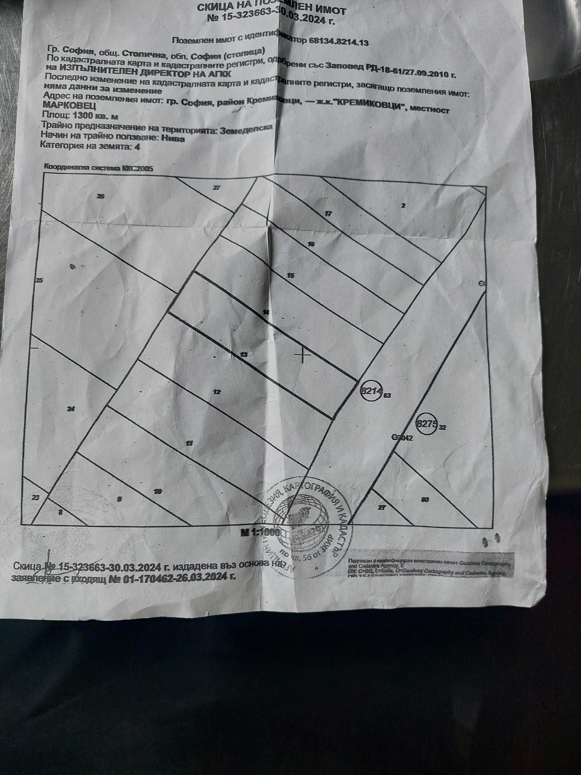 Парцел в София, Център - 1300 кв.м за 14 €/кв.м - Снимка #1