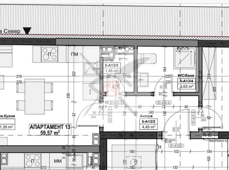 Двустаен апартамент в София, Център - 71 кв.м за 1872 €/кв.м - Снимка #1